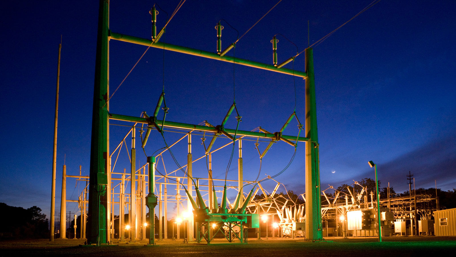 Power stations were needed for electric lighting