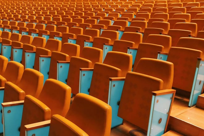 rows of chairs