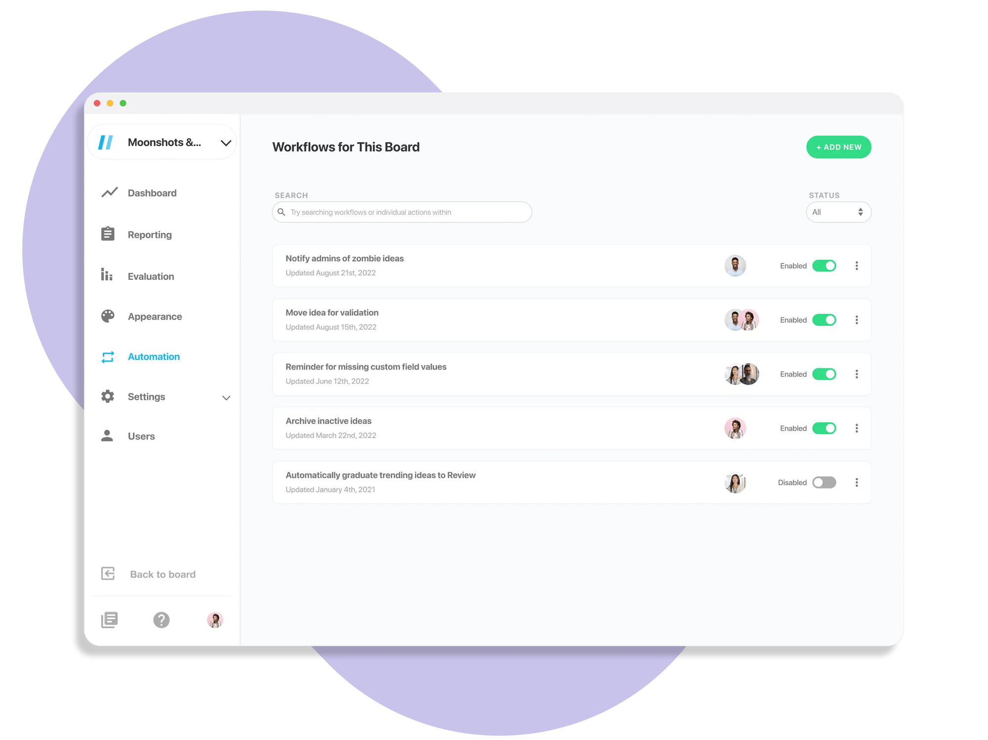 workflow automation list workflow automation list